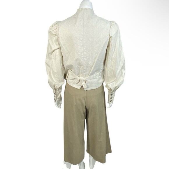 Wah Maker Old Western Frontier Set Womens Small Riding Pants Blouse Vest Costume - Picture 7 of 12